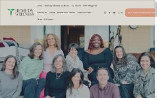 Remedy Wellness website