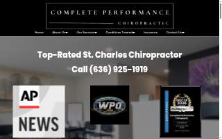 Saint Charles Laser Pain Center website