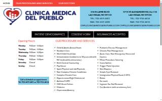 Clinica Medica Del Pueblo website