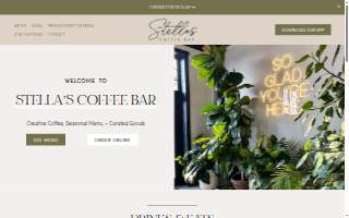 Stellas on 25th website