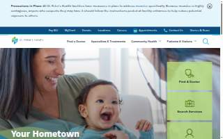 St. Peter's Health Administration website