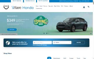 Hare Honda website