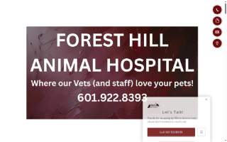 Forest Hill Animal Hospital of Jackson website