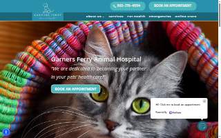Garners Ferry Animal Hospital website