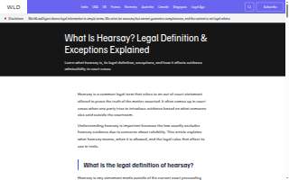 Hearsay Arlington website