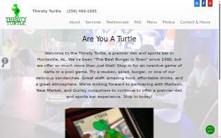 Thirsty Turtle website