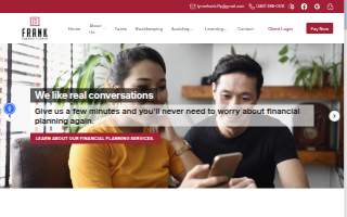 Frank Financial Planning, LLC / Frank Tax Group website