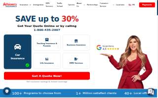 Adriana's Insurance Services of Los Angeles website