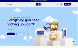 Heights Pharmacy website