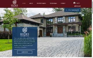 Hicks Real Estate Group website