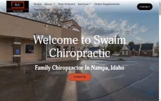 Swaim Chiropractic, Inc. website