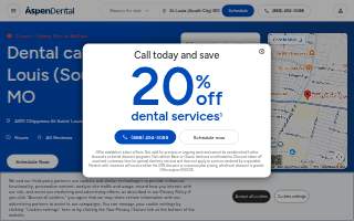 Aspen Dental - St Louis (South City) website