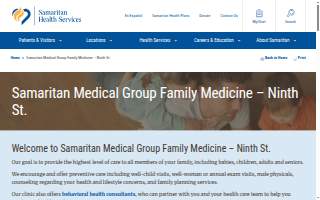 Samaritan Medical Group Family Medicine - Ninth Street website