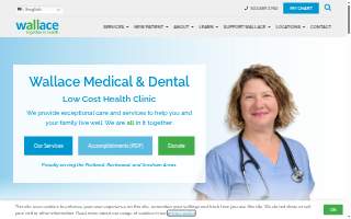 Wallace Medical & Dental website