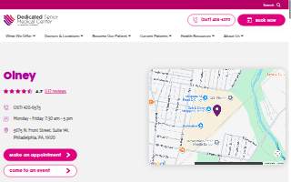 Dedicated Senior Medical Center of Philadelphia website