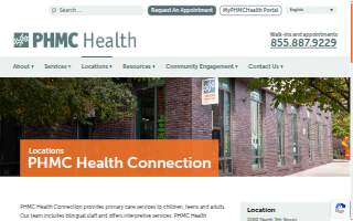 PHMC Health Connection website