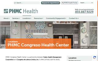 Congreso Health Center website