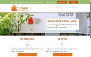 Hicken Medical Clinic website
