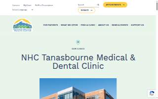 Neighborhood Health Center - Tanasbourne Medical & Dental Clinic website