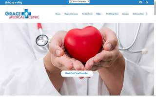 Grace Medical Clinic website