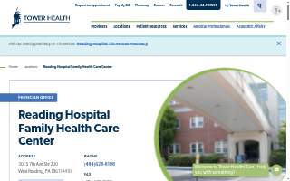 Reading Family Medical Center website