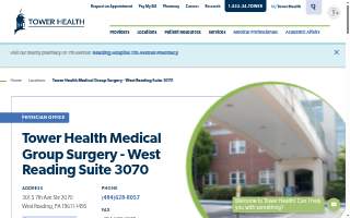 Tower Health Medical Group Surgery - West Reading Suite 3070 website