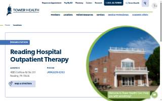 Reading Hospital Outpatient Therapy website
