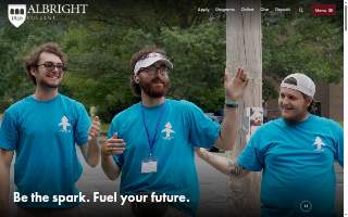 Albright College Health Center website