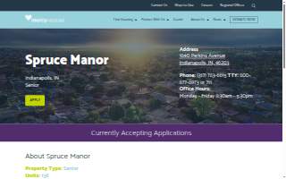 Spruce Manor website