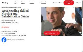 West Reading Skilled Nursing and Rehabilitation Center website