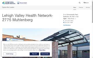 Lehigh Valley Health Network-2775 Muhlenberg website