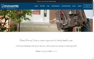 CovenantMD website