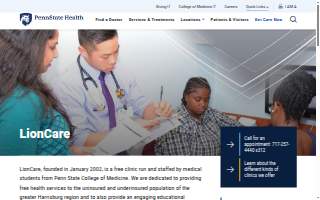 LionCare Clinic website