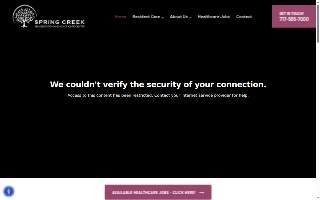 Spring Creek Rehabilitation & Health Care Center website