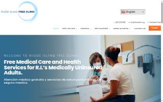 Rhode Island Free Clinic website