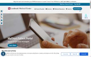 Landmark Medical Center website