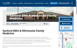 Sanford 69th & Minnesota Family Medicine website