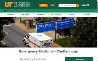 Chattanooga Emergency Medicine website