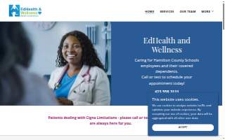 HCS EdHealth & Wellness Riverfront website