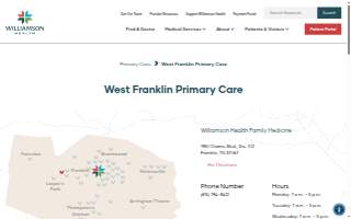 Williamson Health Medical Group • Family and Internal Medicine, Downs Blvd. website