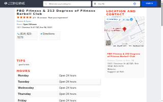 FBO Fitness & 212 Degrees of Fitness Barbell Club website