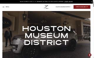 Hotel ZaZa Houston Museum District website