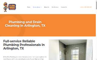 Flow Bros Plumbing website