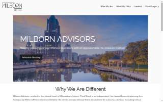 Milborn Advisors website