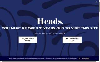 Heads Up Hair Studio website