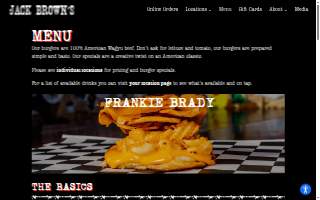 Jack Brown's Beer & Burger Joint Birmingham website