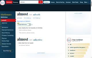 Almost Famous website