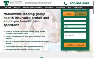 Taylor Benefits Insurance Los Angeles website