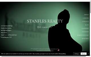 100% Commission Broker Real Estate - Stanfles Realty Premium website