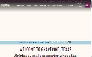 Grapevine Foods website